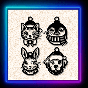 Cute Christmas Little Animal Ornaments