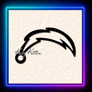 La Chargers Logo Keychain