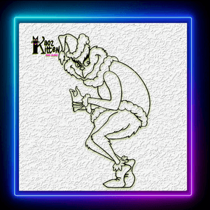 The Grinch Who Stole Christmas Dr. Seuss Holiday Fanart Wall Art Home Decor