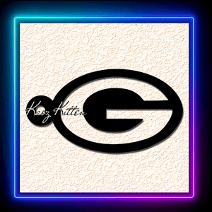 Green Bay Packers G Symbol Logo Keychain