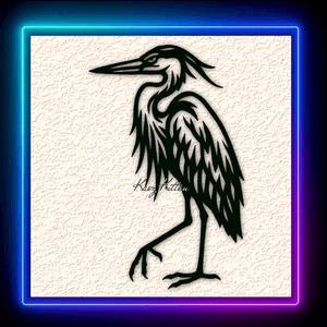 Egret Herron Crane Wall Art Home Decor