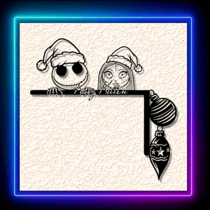 Jack The Skeleton Christmas Door Topper