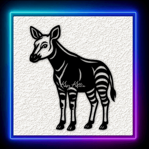 African Okapi Wall Art Home Decor