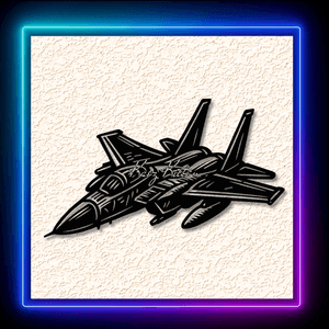 Military Fighter Jet Wall Art Home Decor