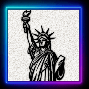 USA Statue Liberty Wall Art Home Decor