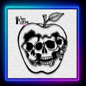 Cursed Apple Wall Art Sequel Poison Forbidden Fruit Halloween Decor Wall Art Home Decor