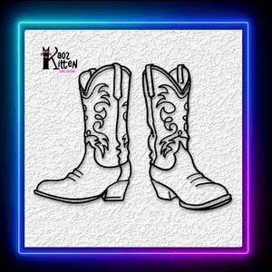 Cowboy Boots Wall Art Country Western Decor Wall Art Home Decor