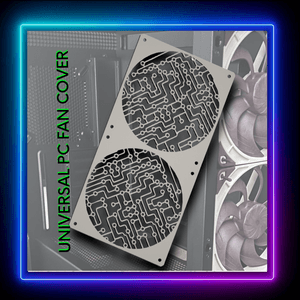 Universal PC Circuit Board Fan Cover