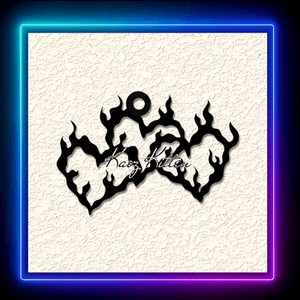 Hearts on Fire Wall Art Home Decor