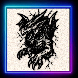 Realistic Dragon 2 Wall Art Home Decor