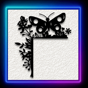 Butterfly Garden Honey Bee Wall Art Door Topper