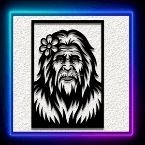 Sasquatch Grandma Bigfoot Wall Art Home Decor
