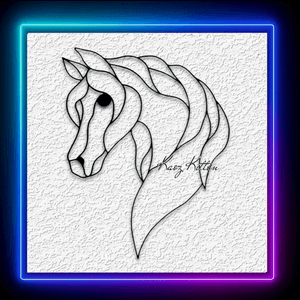 Horse Head Wall Art Country Home Decor