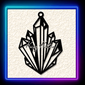 Crystal Cluster Keychain Home Decor