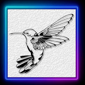 Hummingbird Wings Humming Bird Wall Art Home Decor