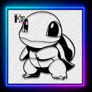 Baby Squirtle Wall Art Pokemon Character Decor Wall Art Home Decor