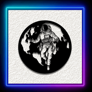 Astronaut Outer Space STL Wall Art Home Decor
