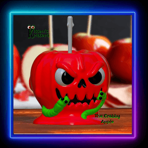 The Crabby Candy Apple Halloween Figurine