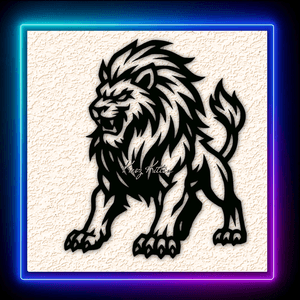 Lion Jungle King Wall Art Home Decor