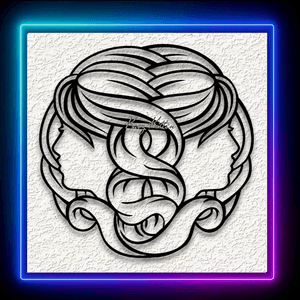 Gemini Zodiac Wall Art Astrology Home Decor