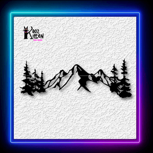 Mountain Scene Wall Art Minimalistic Scenery Decor Wall Art Home Decor