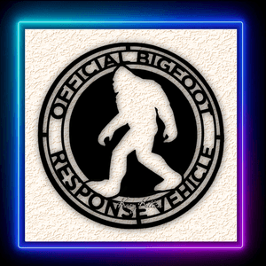 Bigfoot Sasquatch Sign Squatch Huntin Wall Art Home Decor