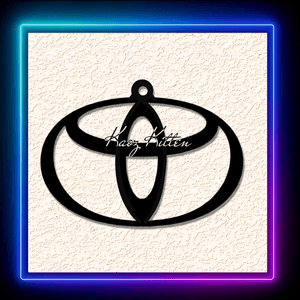 Toyota Car Auto Logo Emblem Keychain Earring