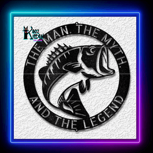 Fishing Legend Wall Art Home Decor