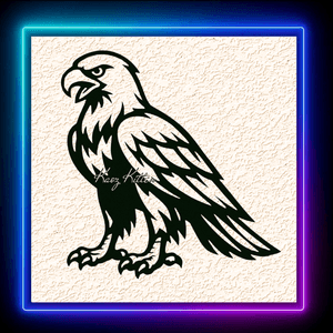 Patriotic Eagle Bird Wall Art Home Decor