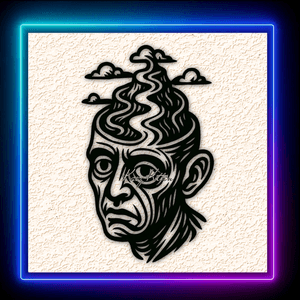 Head In Clouds Wall Art Home Decor