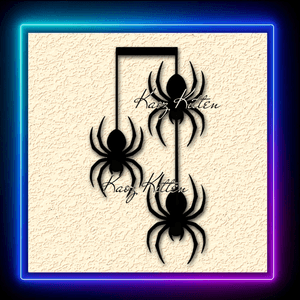  Creepy Crawler Hanging Spiders Wall Art Home Decor