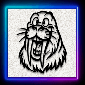 Happy Walrus Wall Art Home Decor