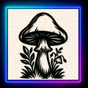 Magic Mushroom Garden Wall Art Home Decor