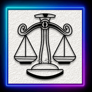 Libra Zodiac Wall Art Astrology Home Decor