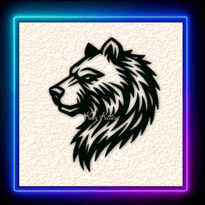 Tribal Bear Wall Art Home Decor