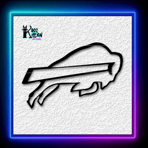 Buffalo Bills Logo Football Team Wall Art Home Decor