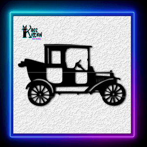 Ford Model T Concept Car Old Antique Automobile Wall Art Home Decor