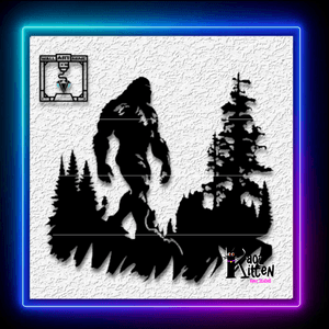 Realistic Bigfoot Wall Art Sasquatch Decor Yeti Decoration Wall Art Home Decor