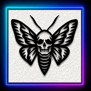 Death Moth Wall Art Home Decor