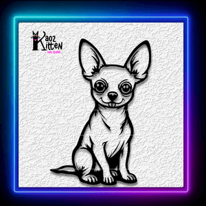 Cute Chihuahua Wall Art Puppy Dog Decor Wall Art Home Decor