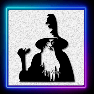 Lord of the Rings Gandalf Wizard Warlock Wall Art Home Decor