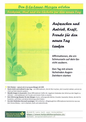 Den Li-La-Laune Morgen erleben 