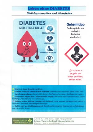 Leben ohne Diabetes, Diabetes vermeiden und ueberwinden