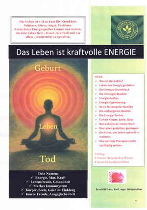 Das Leben ist kraftvolle Energie