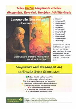 Langewile und Einsamkeit auf natürliche Weise überwinden 