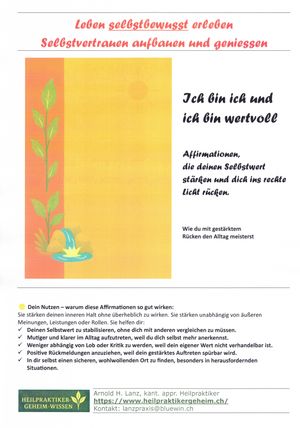 Leben selbstbewusst erleben 
