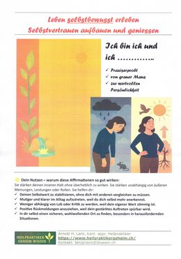 Selbstvertrauen aufbauen und geniessen 