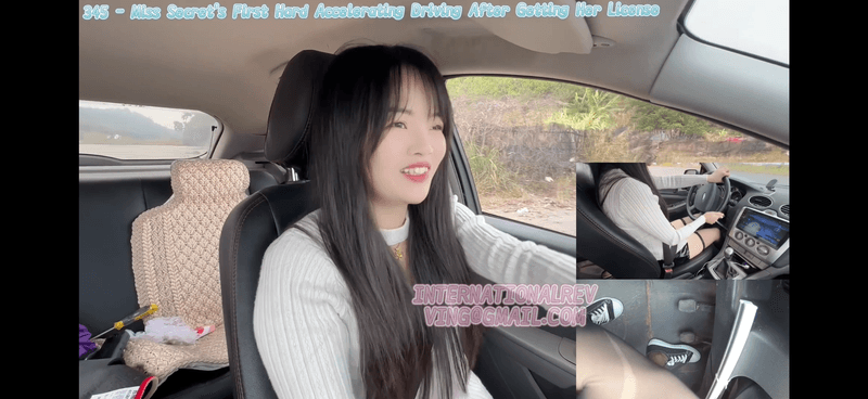 345 - Miss Secret’s First Hard Accelerating Driving After Getting Her License