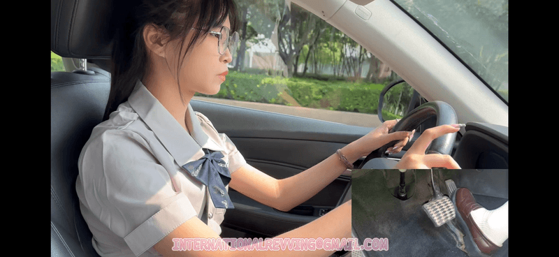 After Class First Driving Lesson Turns to Aggressive Gas Pedal Abuse Hard Acceleration