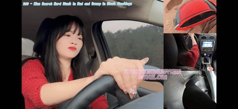 369 - Miss Secret Hard Stuck in Mud and Swamp in Black Stockings